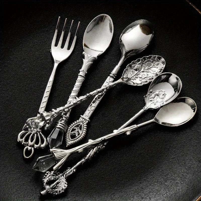 Kitchen Gadgets Gold - Bộ 6 Món Thìa Dĩa Cổ