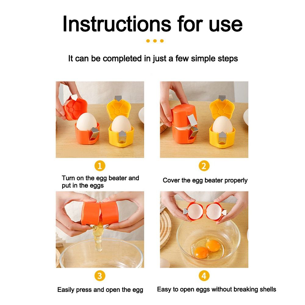 Creative Cute Egg Shell Opener - đánh giá và giá Egg Separator Tool
