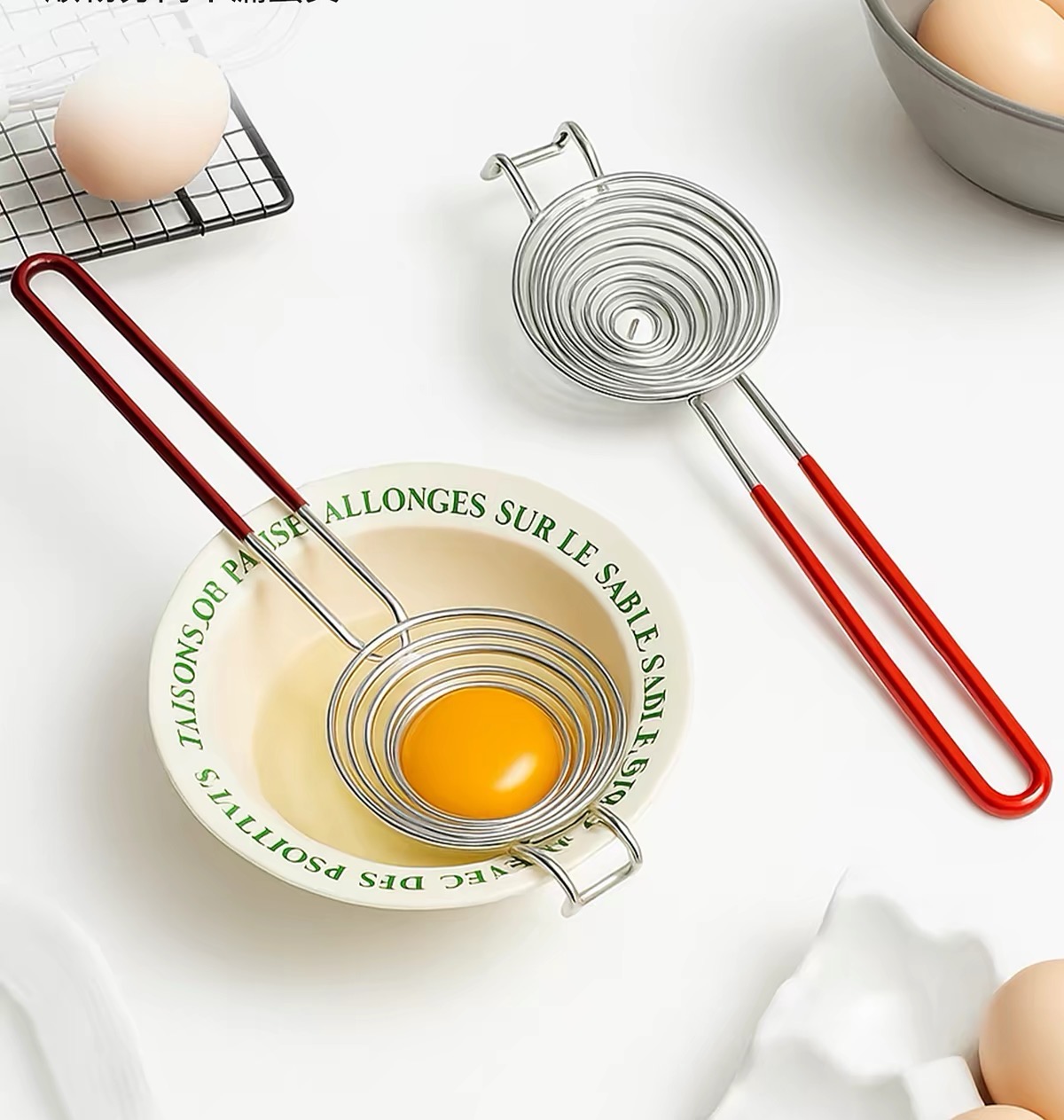 Egg White Separator Stainless  - đánh giá và giá Egg Separator Tool