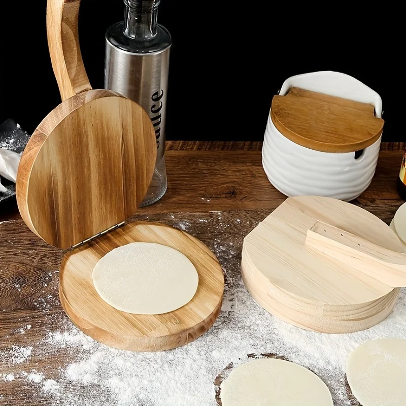 1pc wooden manual dough roller - đánh giá và giá Kitchen Gadgets Dumpling Maker