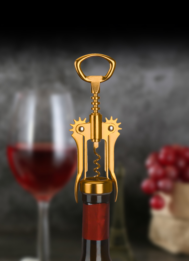 Dark Gold Wine Opener With Win - đánh giá và giá Kitchen Gadgets Gold